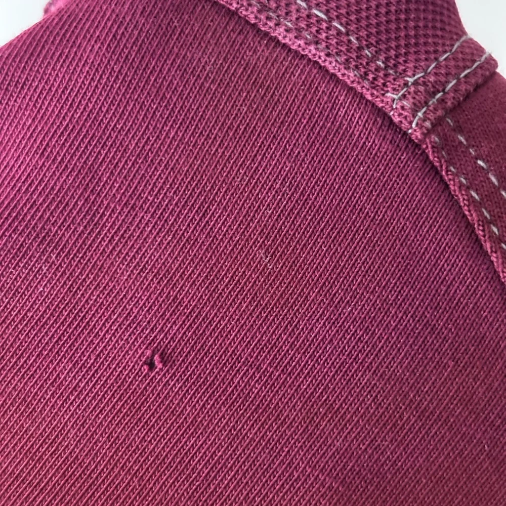 Banana Republic Maroon Red Polo Shirt Classic Short Sleeve Men's Size Small